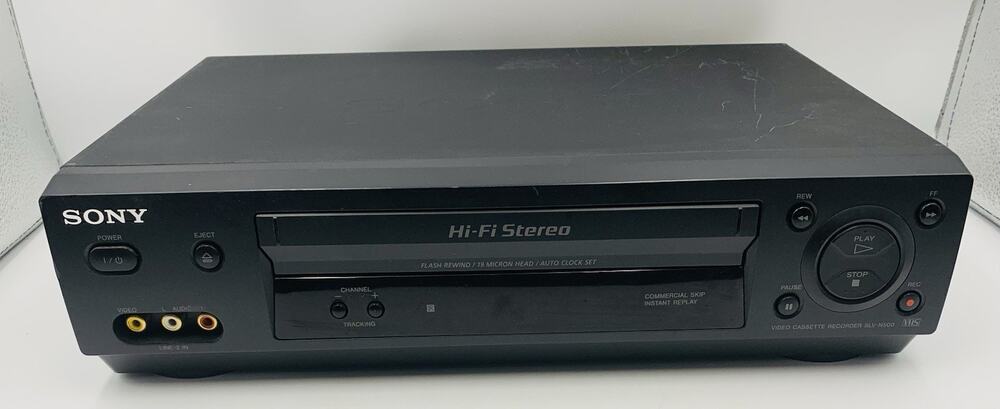 SONY VCR VHS PLAYER SLV-N500 HI FI STEREO VIDEO CASSETTE RECORDER TESTED